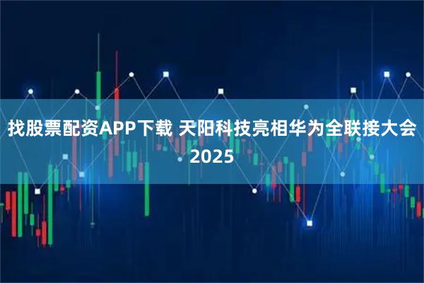 找股票配资APP下载 天阳科技亮相华为全联接大会2025